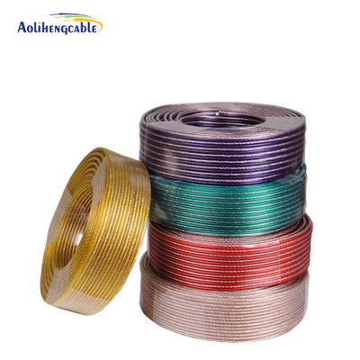 22 AWG OFC CCA καλώδιο ομιλητή 2*4mm Od Προσαρμόσιμη υψηλής απόδοσης